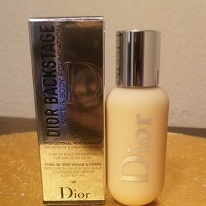 Dior backstage face and body